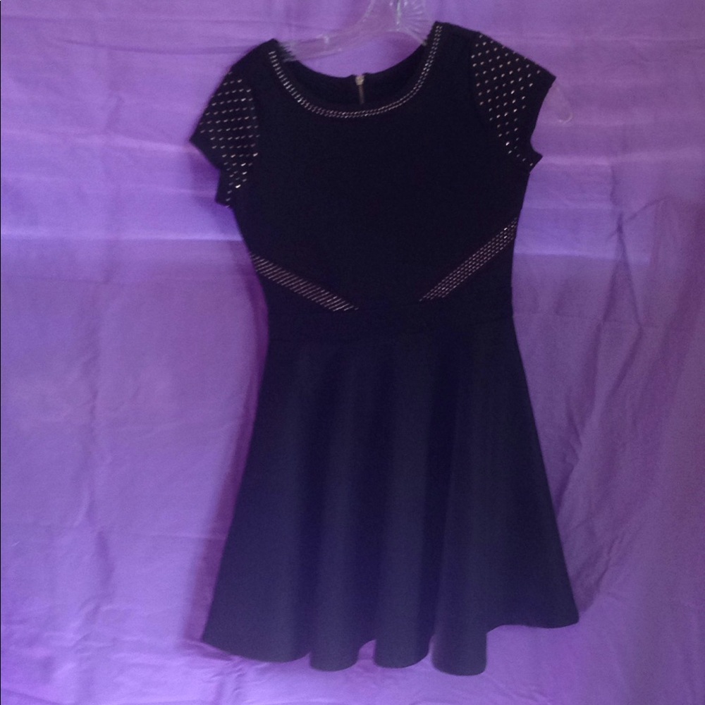 Studded skater dress